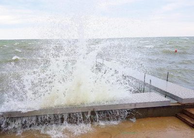 wave proof dock decking